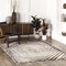Nuloom Jesse Geometric  Faded Fringe Area Rug 5ft 3in x 7ft 7in KKDE01A-5307 - alternate 1